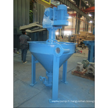 Pompe centrifuge verticale Sanlian pour livrer des boues de mousse dans un processus de flottation
